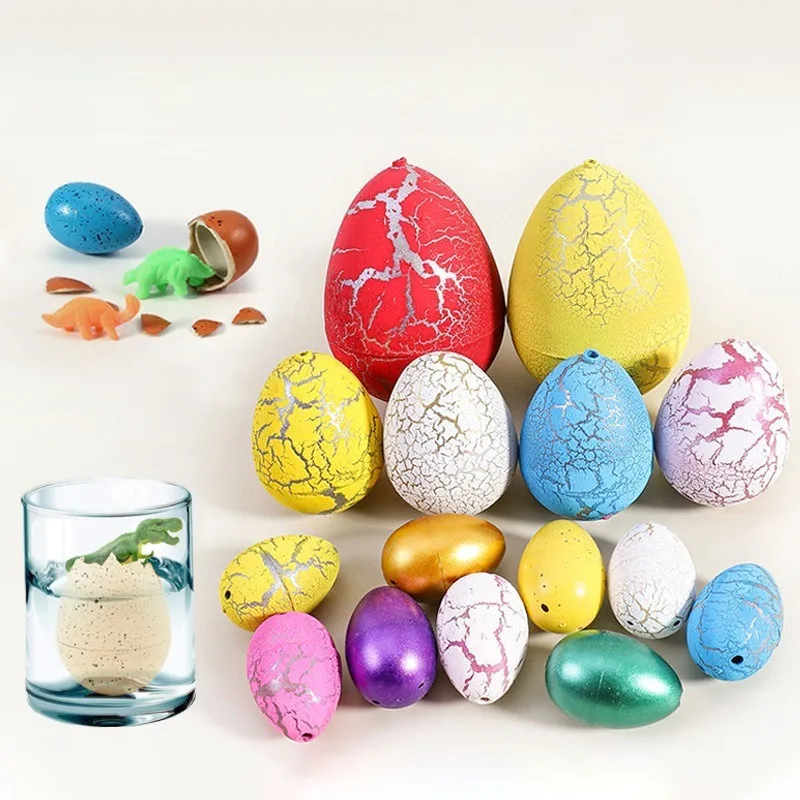 Dinosaur eggs soaked in water become larger, hatch eggs, small dinosaurs, children's small dinosaur toys, simulation model
Dinosaur eggs soaked in water become larger, hatch eggs, small dinosaurs, children's small dinosaur toys, simulation model