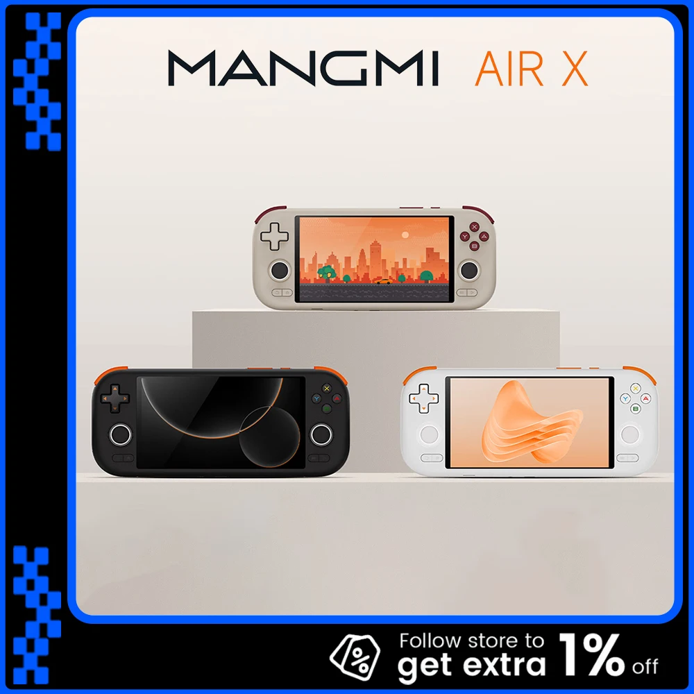 Игровая консоль MangMi Air X Android, 5,5 дюйма, 1080P, 11 IPS, сенсорный экран, 5000 мАч, джойстик с эффектом Холла, триггер, портативные игровые консоли
Игровая консоль MangMi Air X Android, 5,5 дюйма, 1080P, 11 IPS, сенсорный экран, 5000 мАч, джойстик с эффектом Холла, триггер, портативные игровые консоли