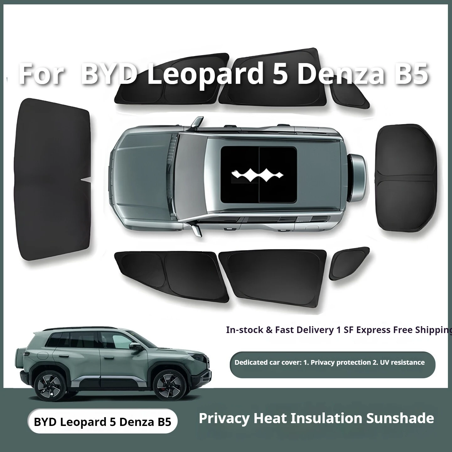 For YD Leopard 5 Denza B5 B8 Titanium 3 7 Car Camping Privacy Sunshade Curtain Blackout Anti Peeping Sun Protection Heat
For YD Leopard 5 Denza B5 B8 Titanium 3 7 Car Camping Privacy Sunshade Curtain Blackout Anti Peeping Sun Protection Heat