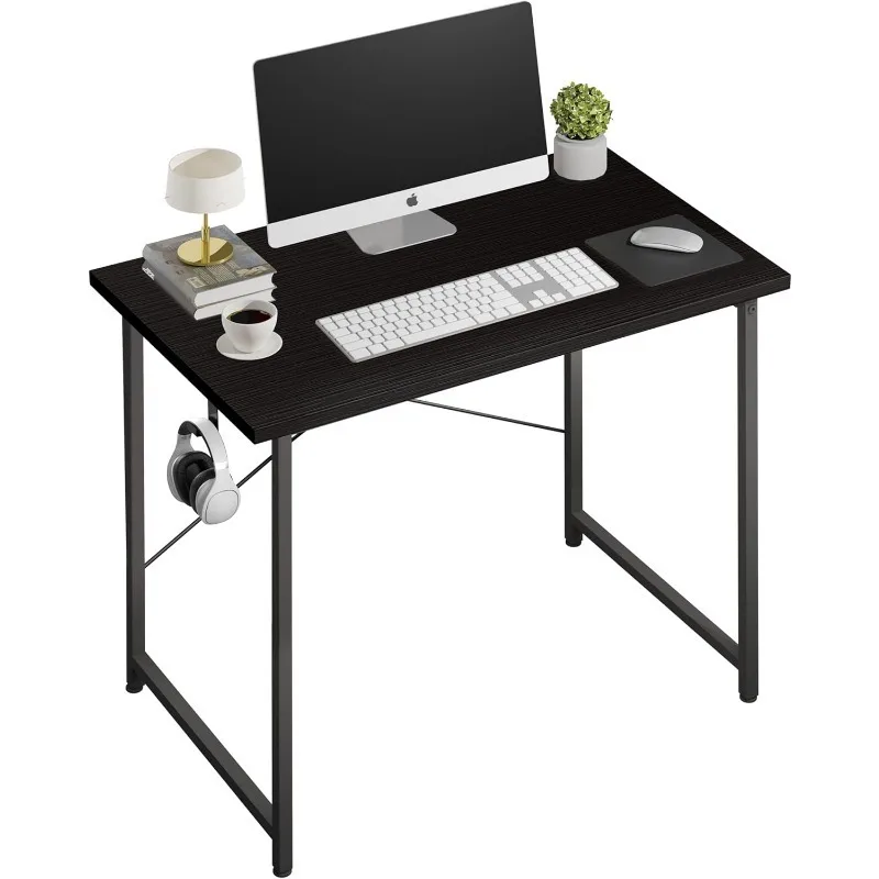 YSSOA Computer Desk Home Office Work Study Writing Modern Simple Table with Headphone Hooks, 32 Inch, Black
YSSOA Computer Desk Home Office Work Study Writing Modern Simple Table with Headphone Hooks, 32 Inch, Black