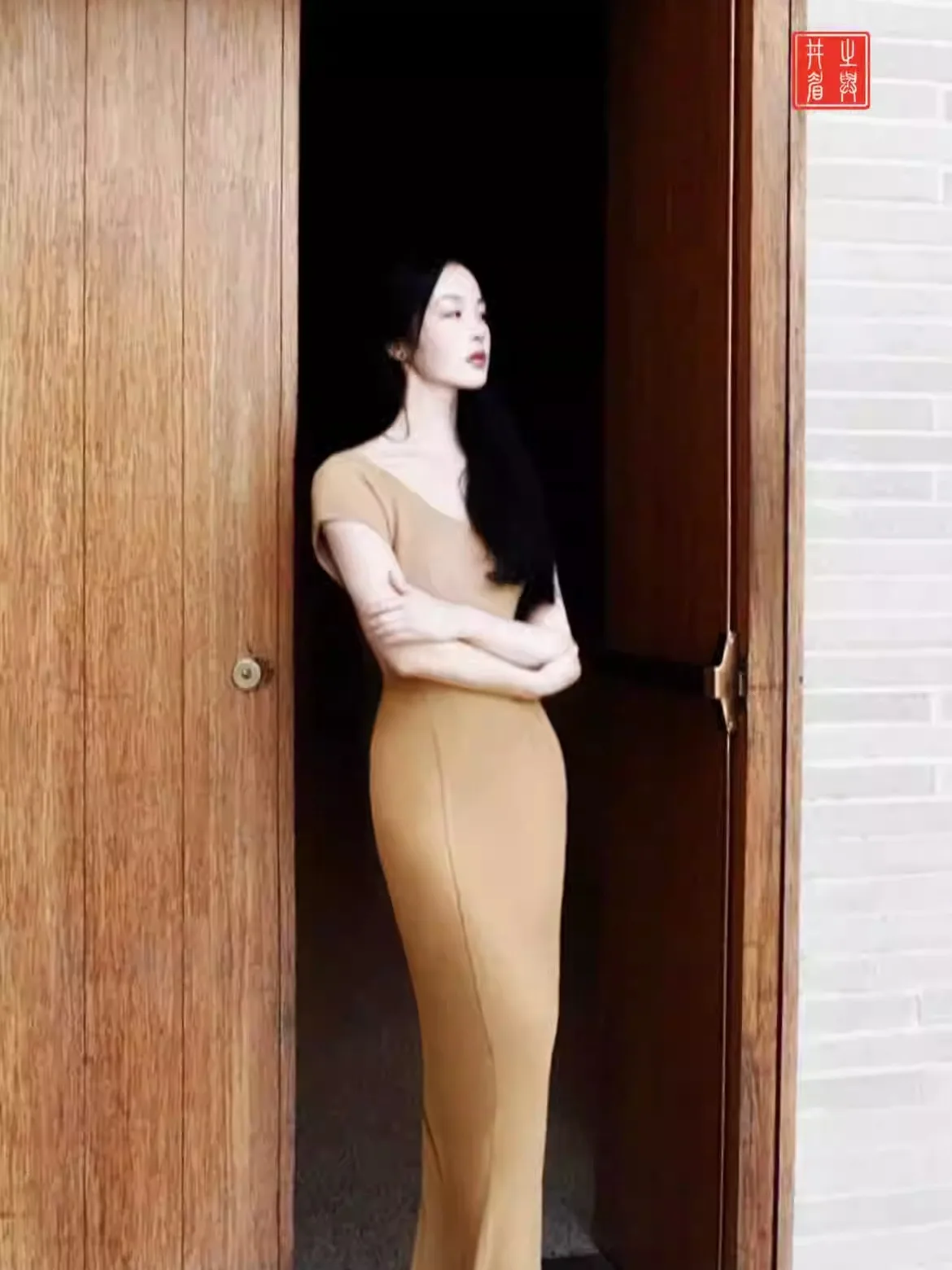 Ele Commute Khaki Pure Color Bottle ape ort Sve High Waist Long Dr Simple Design Wrap Body Skirt for Women
Ele Commute Khaki Pure Color Bottle ape ort Sve High Waist Long Dr Simple Design Wrap Body Skirt for Women