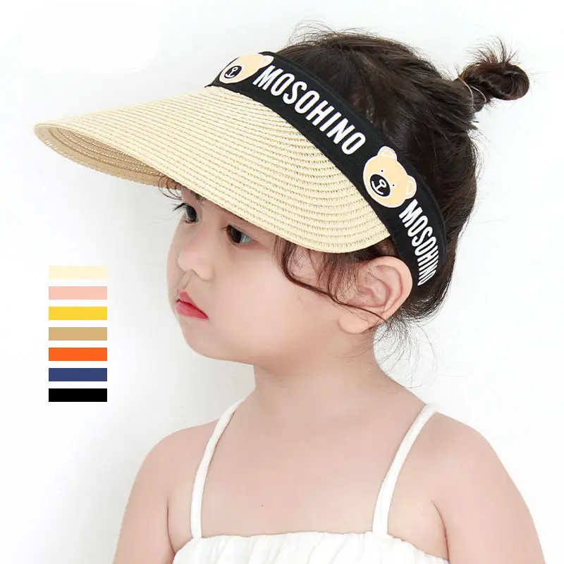 Children's Sunscreen Hat 2-8 Years Old Summer Girl's Hat Empty Top Straw Hat Large Brim Boy's Sun Visor Straw Hat Sun Cap
Children's Sunscreen Hat 2-8 Years Old Summer Girl's Hat Empty Top Straw Hat Large Brim Boy's Sun Visor Straw Hat Sun Cap
