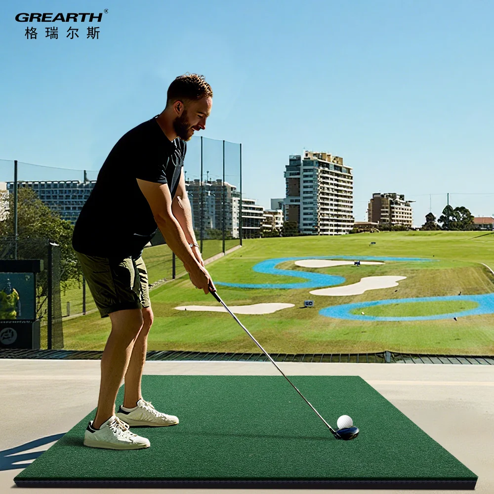 Commercial 5'X5' Golf Putting Green Hitting Mat with 5/8\" Closed Cell Foam Backing Enhanced Swings Golfers' Training Facilities
Commercial 5'X5' Golf Putting Green Hitting Mat with 5/8\" Closed Cell Foam Backing Enhanced Swings Golfers' Training Facilities