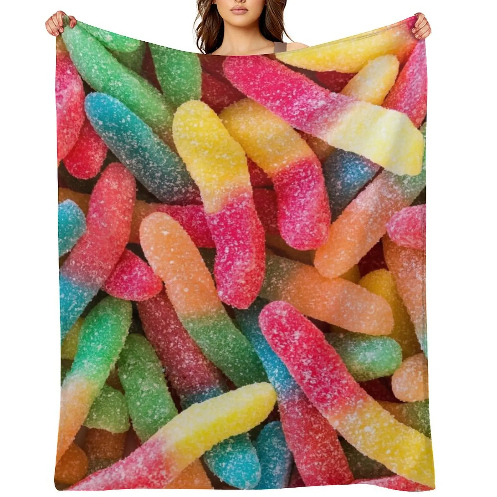 Gummy Worms Throw Blanket For Baby manga Sleeping Bag heavy to sleep Blankets
Gummy Worms Throw Blanket For Baby manga Sleeping Bag heavy to sleep Blankets