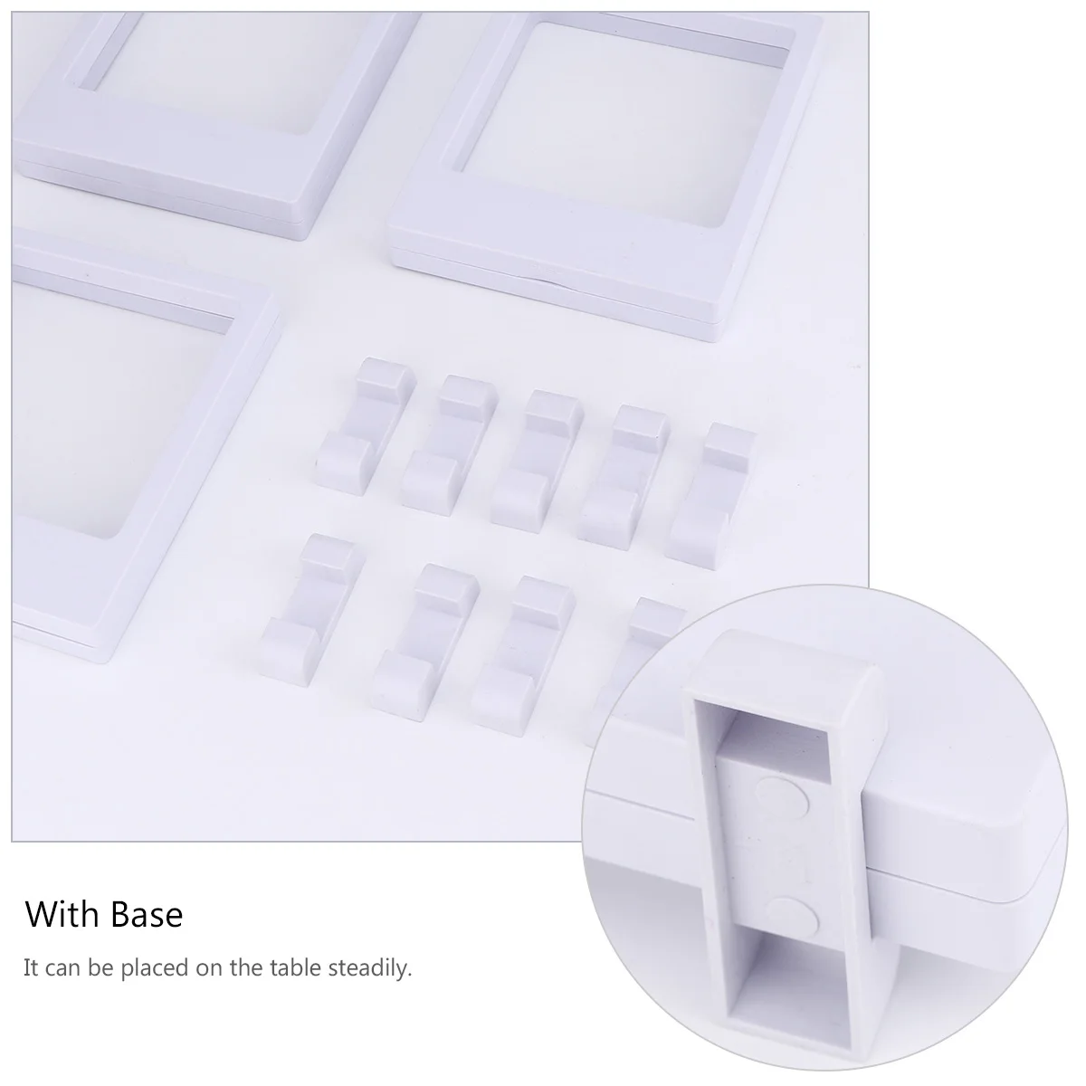 Jewelry Display Stand White Acrylic Rack for Collectors Cases Showcase Box Medal Coin Stamp Exhibiting Tool Practical Use
Jewelry Display Stand White Acrylic Rack for Collectors Cases Showcase Box Medal Coin Stamp Exhibiting Tool Practical Use