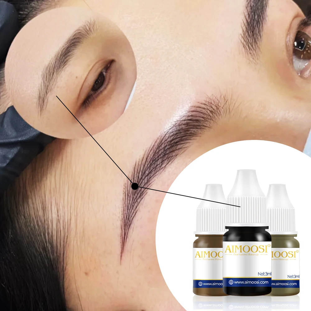 AIMOOSI 3ML Permanent Makeup Pigment Fast Coloring Tattoo Ink for Eyebrows Eyeliner Lips Microblading Micropigmentation
AIMOOSI 3ML Permanent Makeup Pigment Fast Coloring Tattoo Ink for Eyebrows Eyeliner Lips Microblading Micropigmentation