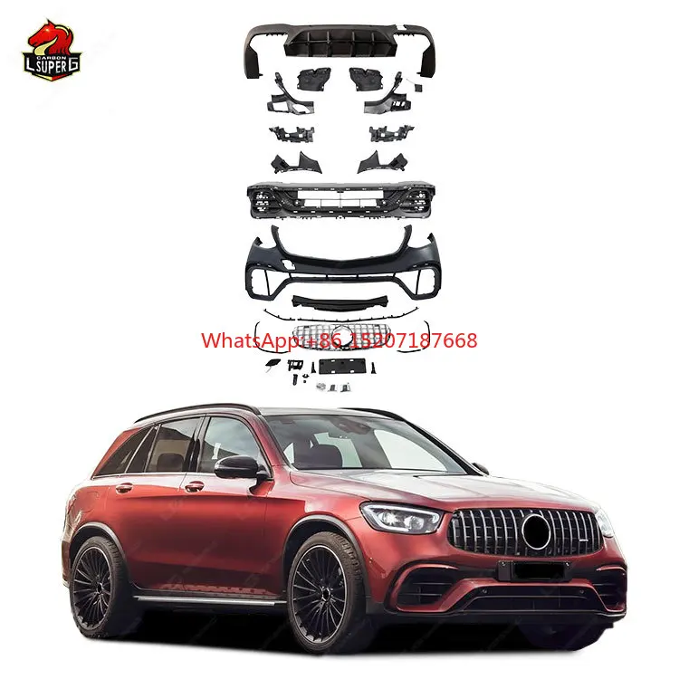 GLC63 Style Body kits PP Material for Mercedes Benz GLC Class 2021 X253 W253 Front Bumper
GLC63 Style Body kits PP Material for Mercedes Benz GLC Class 2021 X253 W253 Front Bumper