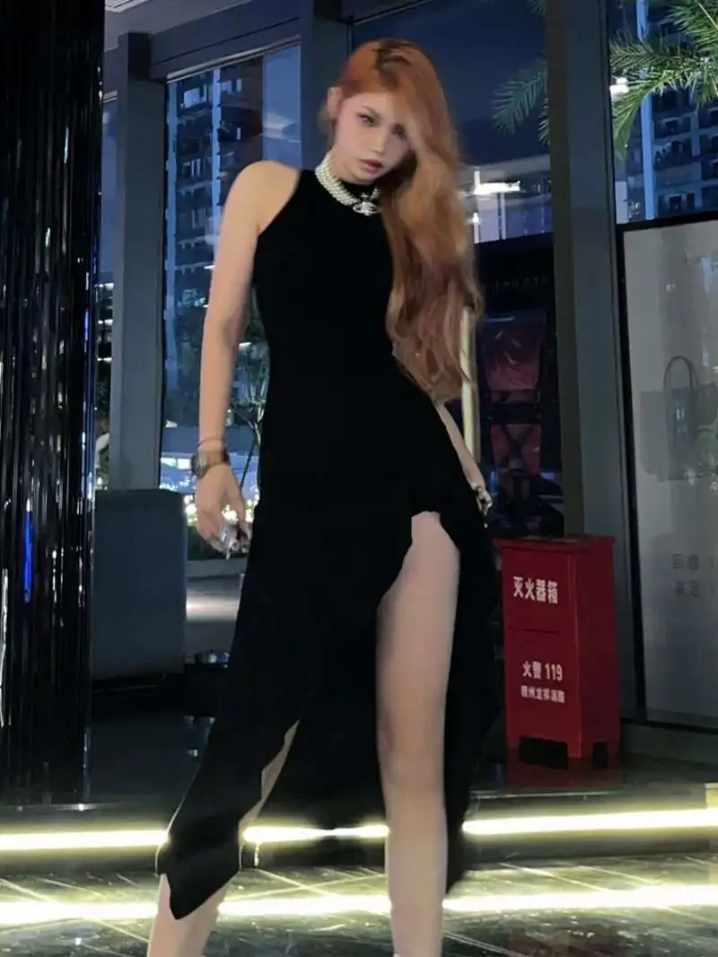 Elastic Solid Sleeveless Color Dress Elegant Irregular Summer New Slim Spicy Girl Dress Fashion Sexy Sweet Women Dresses M7YM
Elastic Solid Sleeveless Color Dress Elegant Irregular Summer New Slim Spicy Girl Dress Fashion Sexy Sweet Women Dresses M7YM