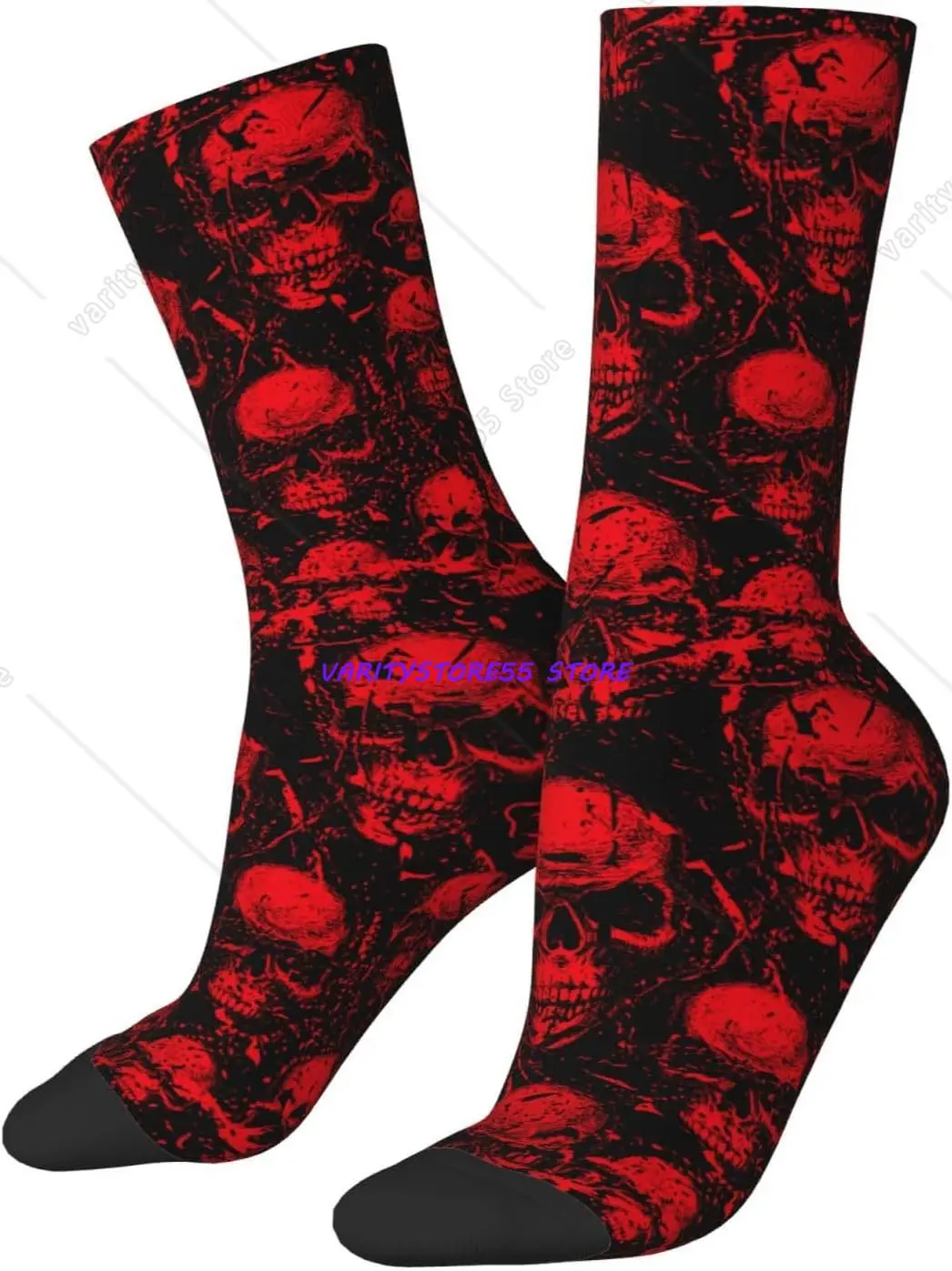 Red Skull Horror Black Cool Novelty Socks Casual Funny Crazy Dress Socks for Daily Wear Adults
Red Skull Horror Black Cool Novelty Socks Casual Funny Crazy Dress Socks for Daily Wear Adults
