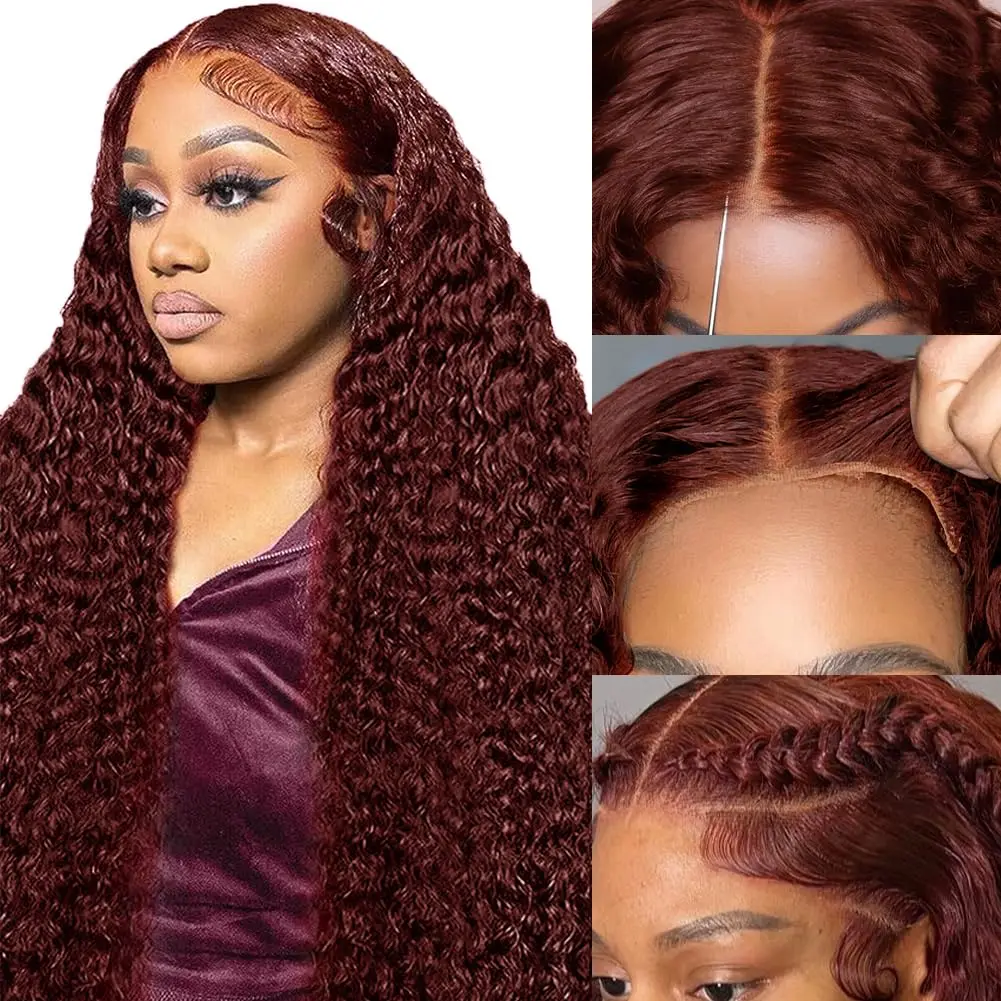 36Inch 13x6 Transparent Lace Front Wigs Reddish Brown Kinky Curly Human Hair Wig 13x4 HD Deep Wave Lace Frontal Wigs Copper Red
36Inch 13x6 Transparent Lace Front Wigs Reddish Brown Kinky Curly Human Hair Wig 13x4 HD Deep Wave Lace Frontal Wigs Copper Red