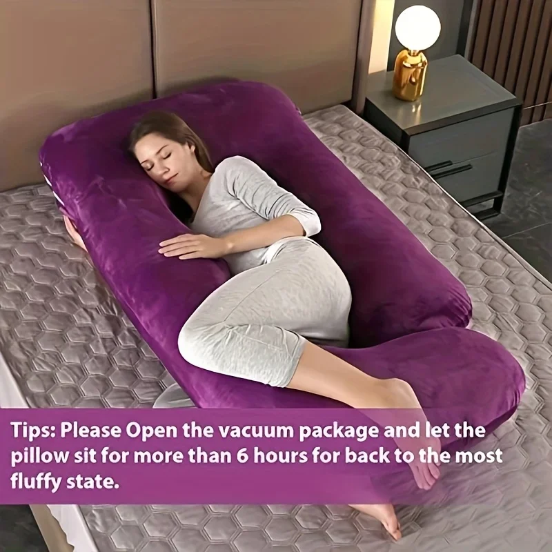 60-inch Maternity Full Body Pillow with Pillowcase for Pregnant Women Back And Leg Support Comforter Body Pillow
60-inch Maternity Full Body Pillow with Pillowcase for Pregnant Women Back And Leg Support Comforter Body Pillow