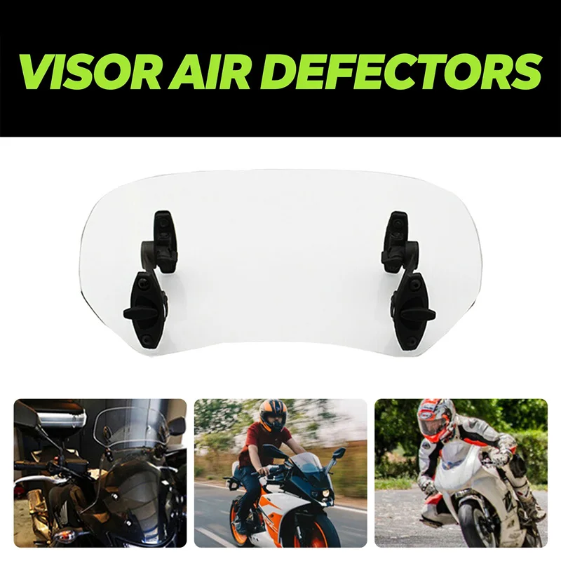 For Honda BMW KAWASAKI YAMAHA Motorcycle Clear/Smoke Windshield Airflow Windscreen Wind Deflector Extension Spoiler Universal
For Honda BMW KAWASAKI YAMAHA Motorcycle Clear/Smoke Windshield Airflow Windscreen Wind Deflector Extension Spoiler Universal