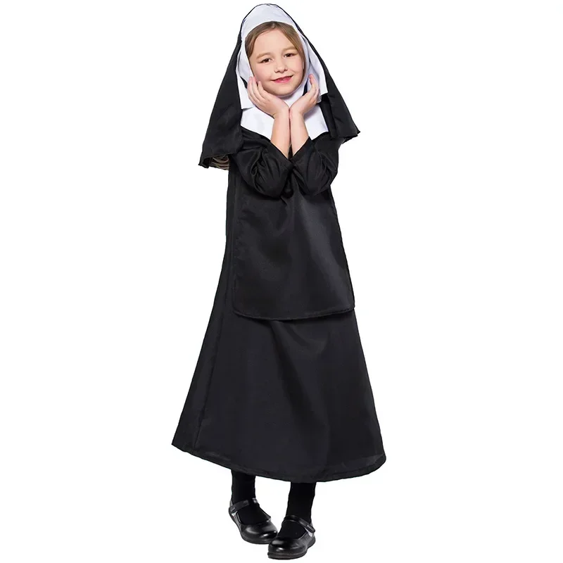 New Halloween Children Cosplay Nun Drama Costume
New Halloween Children Cosplay Nun Drama Costume
