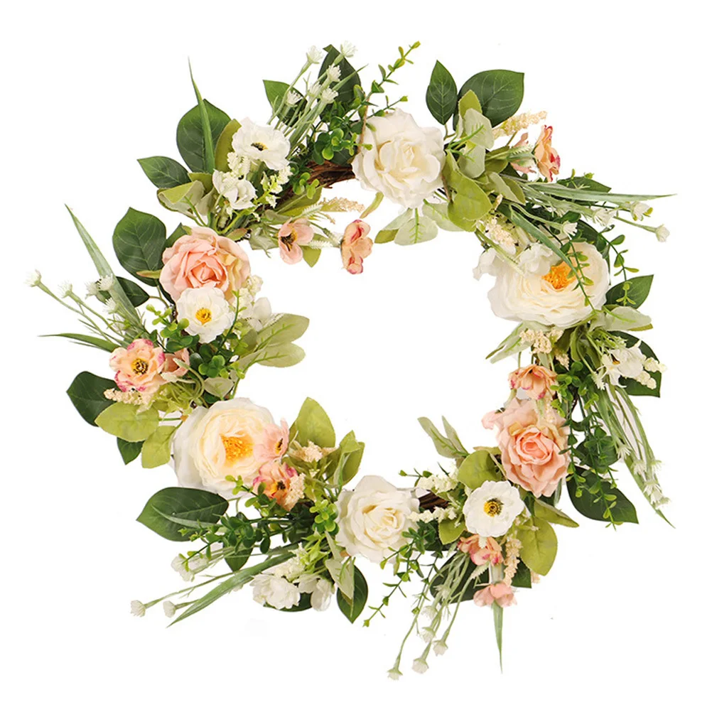 1pc Artificial For Door Hanging Party Holiday Home Decor Spring Wreath Festive Adorn Fake Realistic Fake Wreath Adorn Garland
1pc Artificial For Door Hanging Party Holiday Home Decor Spring Wreath Festive Adorn Fake Realistic Fake Wreath Adorn Garland