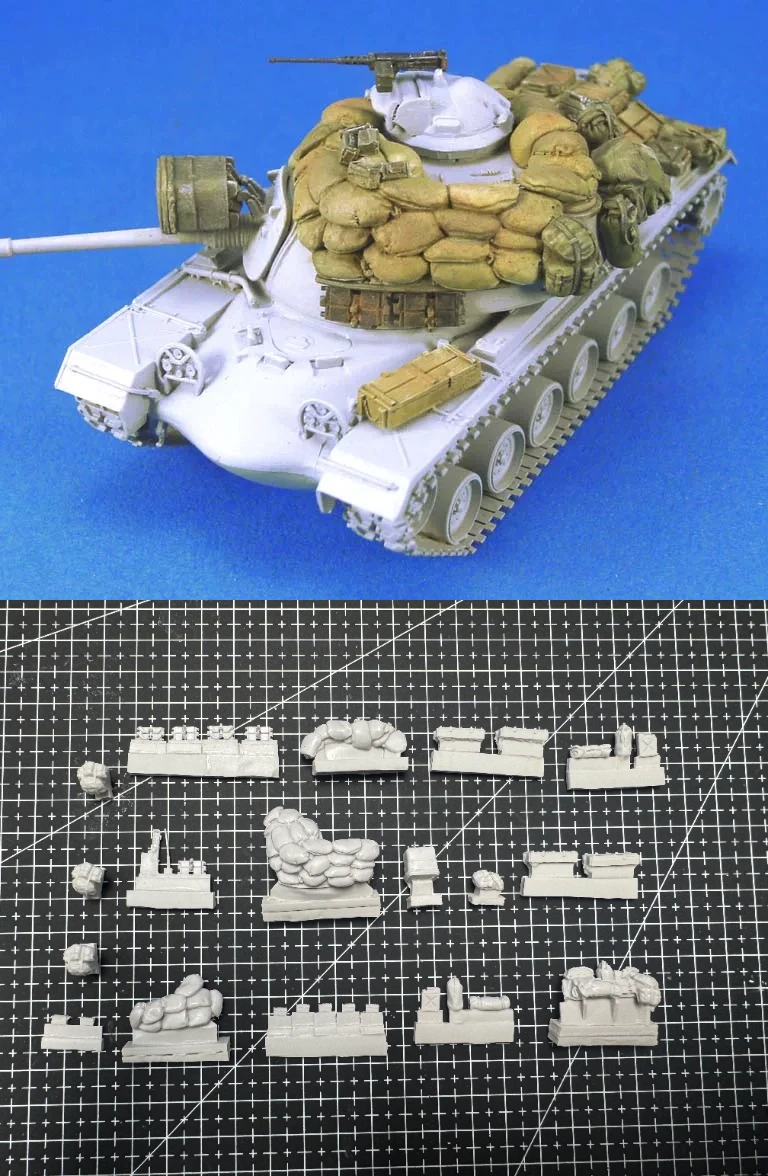 7204 1/72 M48A3 Cast Resin Model Kit Sandbag Armor, Unpainted, Needs To Be Assembled
7204 1/72 M48A3 Cast Resin Model Kit Sandbag Armor, Unpainted, Needs To Be Assembled