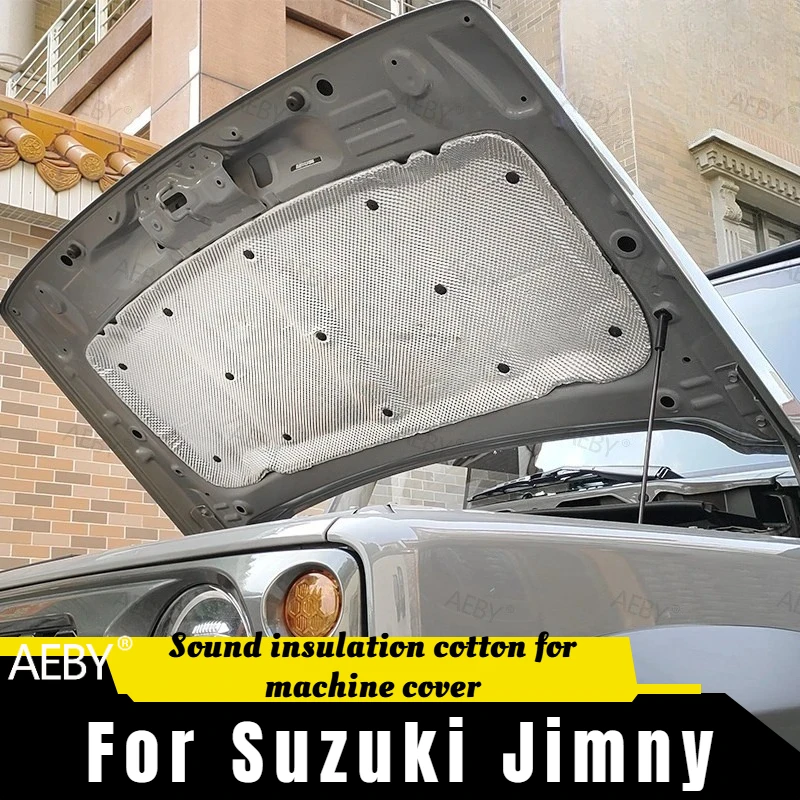 For Suzuki Jimny 2019-2026 Hood heat and sound insulation pad,Foil soundproof cotton hood lining,Engine soundproof cover
For Suzuki Jimny 2019-2026 Hood heat and sound insulation pad,Foil soundproof cotton hood lining,Engine soundproof cover