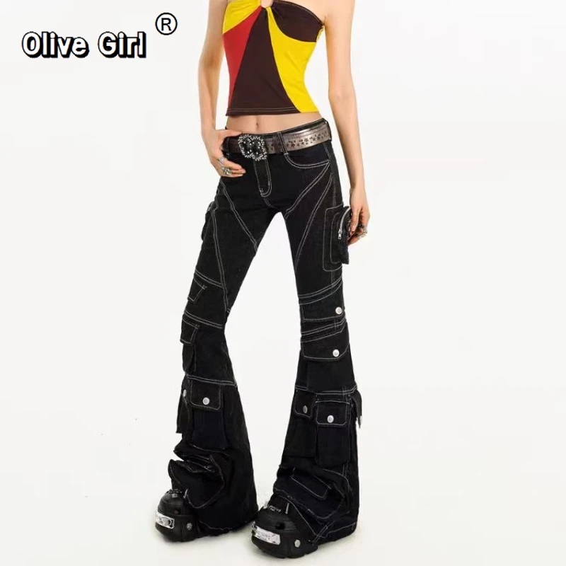 Olivegirl Denim Jeans Pants Women Goblin Core Slim Flare Cargo Mom Abi Y2k Bell-Bottom Dark Academia Skinny Jean Cyber Punk New
Olivegirl Denim Jeans Pants Women Goblin Core Slim Flare Cargo Mom Abi Y2k Bell-Bottom Dark Academia Skinny Jean Cyber Punk New