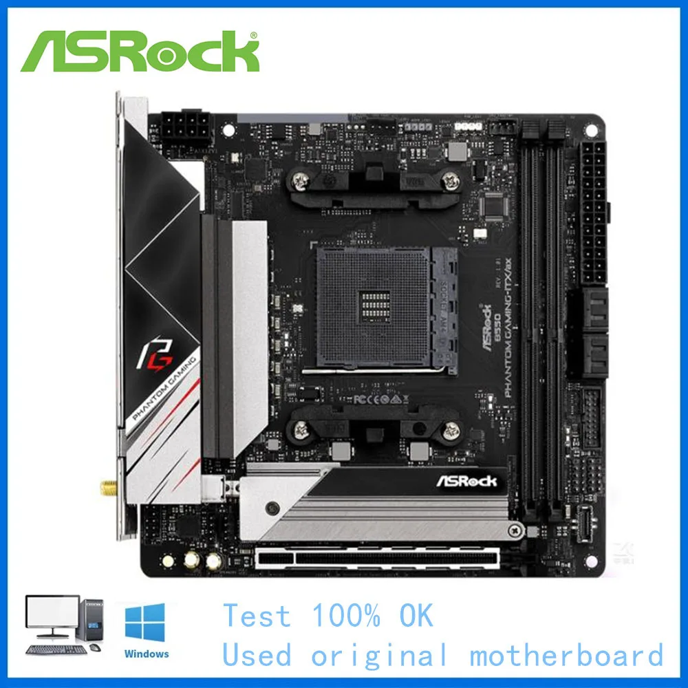 B550 Phantom Gaming-ITX/ax Motherboard AM4 DDR4
B550 Phantom Gaming-ITX/ax Motherboard AM4 DDR4