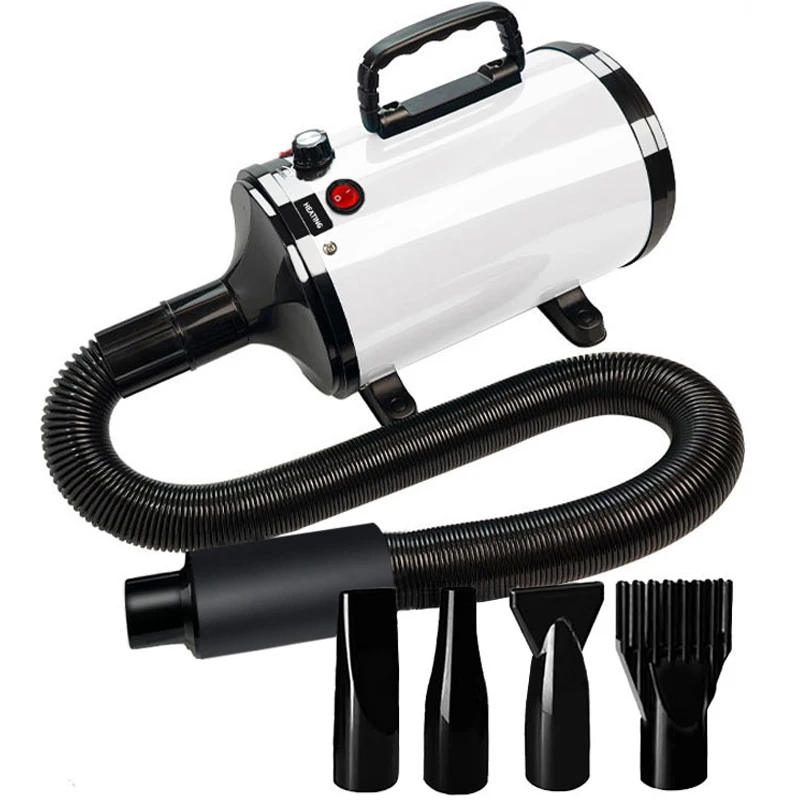 Dog Hair Dryer 3.2HP Stepless Adjustable Speed Pet Grooming Dryer High Velocity Pet Hair Dryer for Dogs with 4 Different Nozzles
Dog Hair Dryer 3.2HP Stepless Adjustable Speed Pet Grooming Dryer High Velocity Pet Hair Dryer for Dogs with 4 Different Nozzles