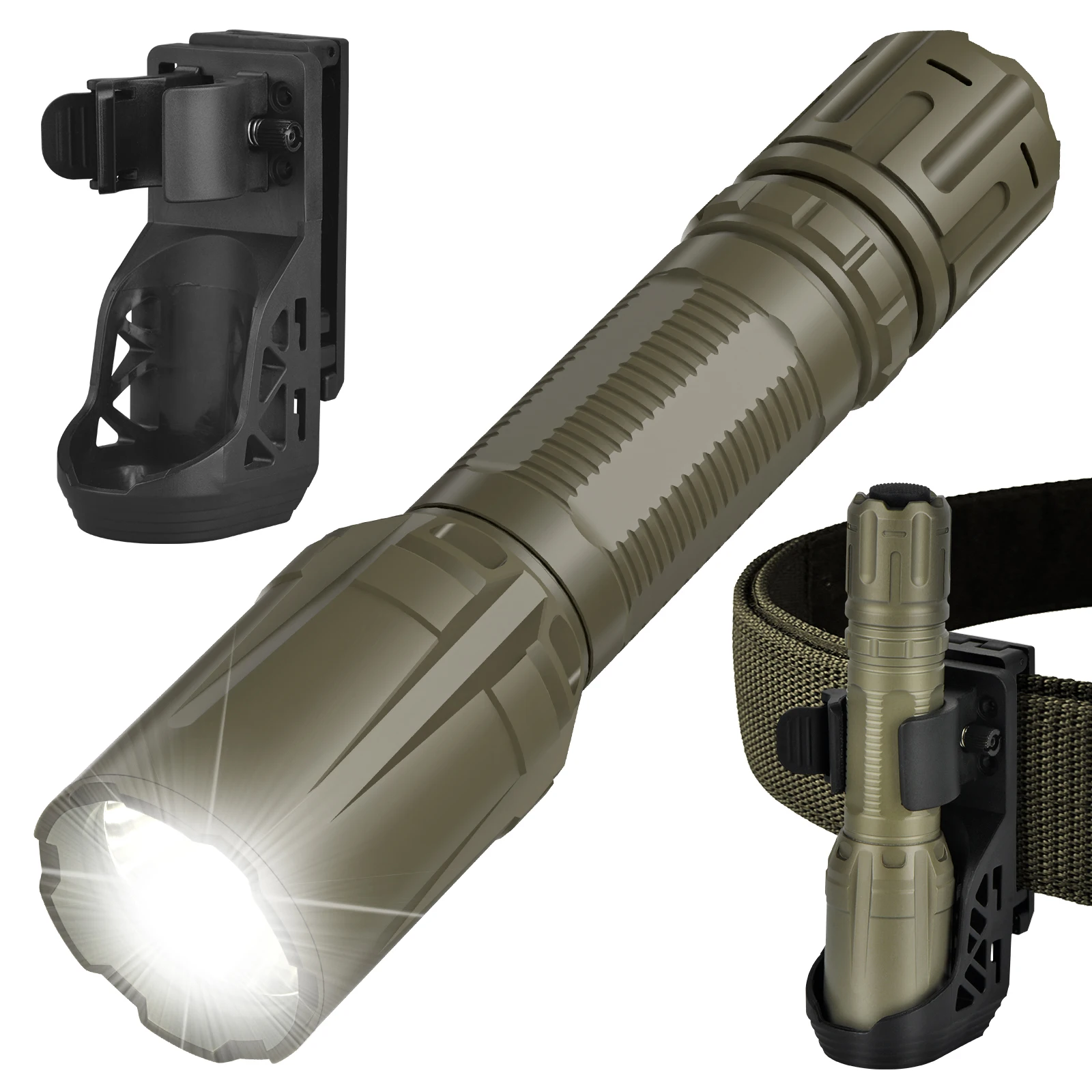 SAOPRKLER Тактические фонарики с высоким люменом 2350LM Полицейский фонарик с кобурой 690 м SFT40 Светодиодный правоохранительные органы -V2
SAOPRKLER Тактические фонарики с высоким люменом 2350LM Полицейский фонарик с кобурой 690 м SFT40 Светодиодный правоохранительные органы -V2