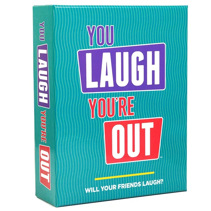 Настольные игрушки для семейного сбора (You Laugh You're Out Multiplayer) Игры для вечеринок в баре Полный набор английских карточек для взрослых
Настольные игрушки для семейного сбора (You Laugh You're Out Multiplayer) Игры для вечеринок в баре Полный набор английских карточек для взрослых