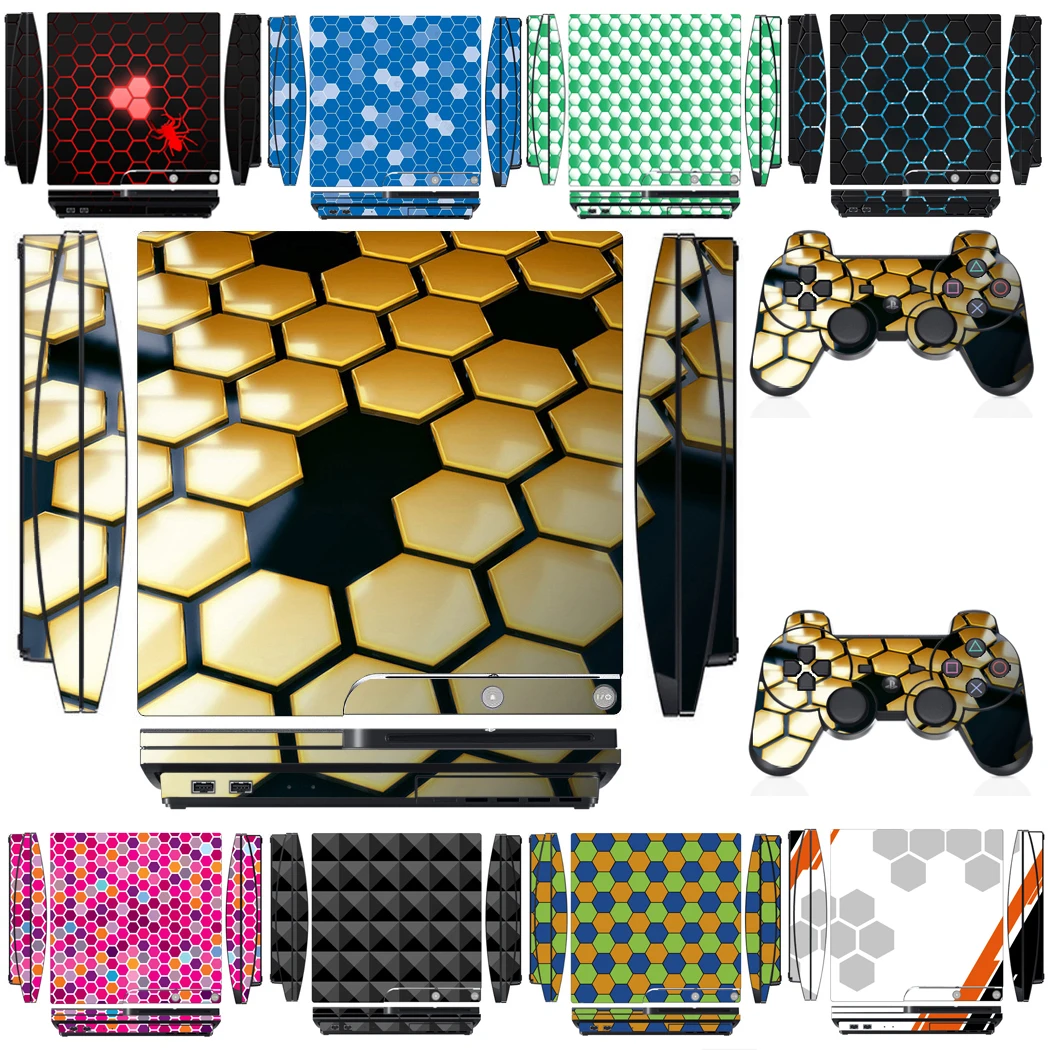 Защитная виниловая наклейка Chequer 2351 для Sony PS3 Slim PlayStation 3 Slim и 2 наклейки-скина для контроллеров.
Защитная виниловая наклейка Chequer 2351 для Sony PS3 Slim PlayStation 3 Slim и 2 наклейки-скина для контроллеров.