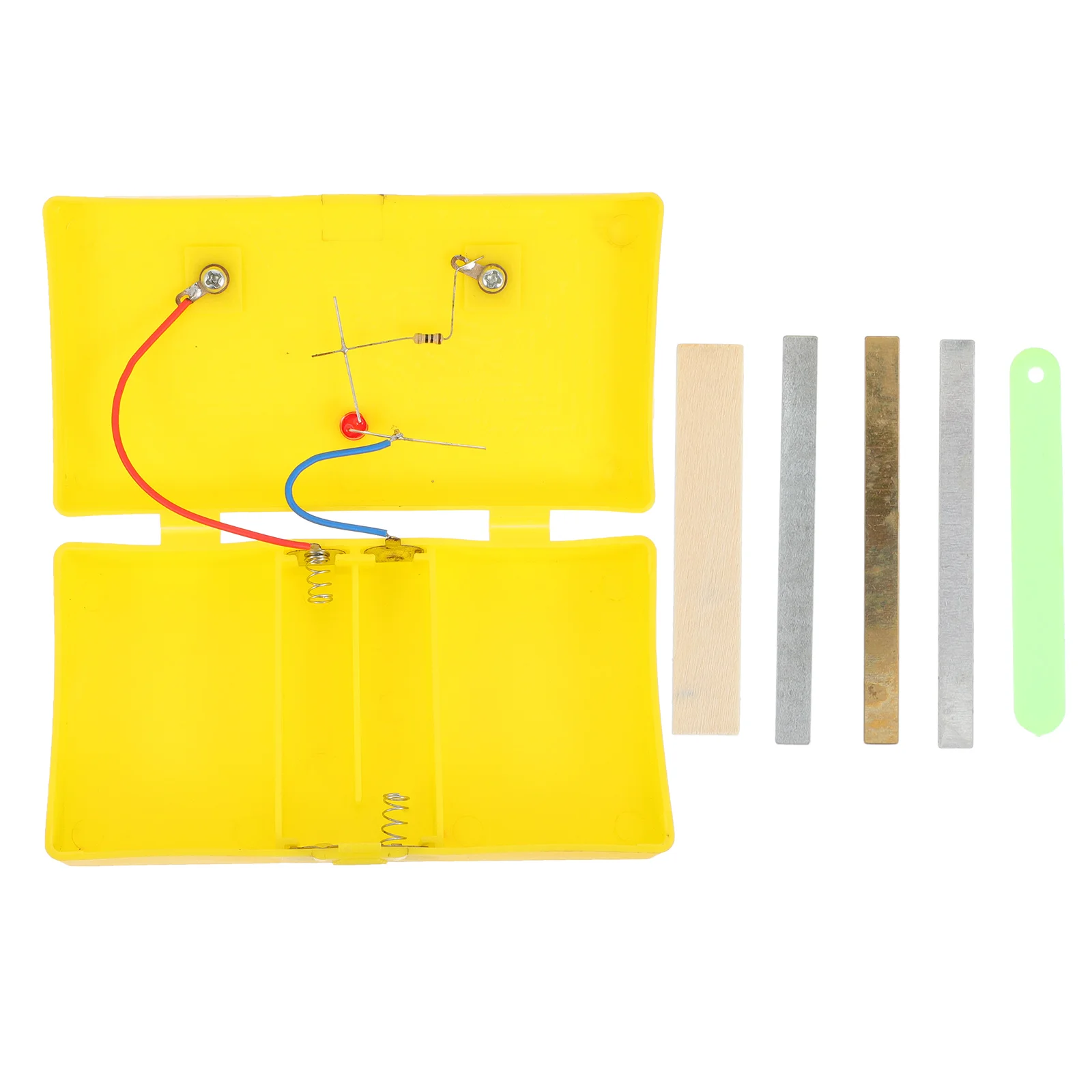 Conductivity Experiment Material Plastic Teaching Equipment Science Student Kids Portable Size Compact Design Physics Knowledge
Conductivity Experiment Material Plastic Teaching Equipment Science Student Kids Portable Size Compact Design Physics Knowledge