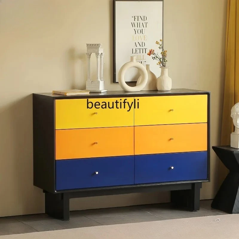 Solid Wood Sideboard Cabinet Living Room Color Block TV Tea Storage Cabinet Bedroom Storage Side Cabinet
Solid Wood Sideboard Cabinet Living Room Color Block TV Tea Storage Cabinet Bedroom Storage Side Cabinet