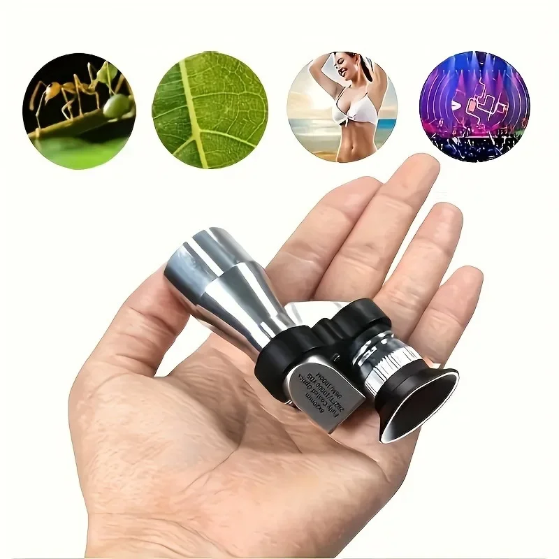 Mini Pocket Telescope, outdoor portable Monocular Corner Telescope, for Hunting, Camping, Mountaineering, Hiking, Bird Watching
Mini Pocket Telescope, outdoor portable Monocular Corner Telescope, for Hunting, Camping, Mountaineering, Hiking, Bird Watching