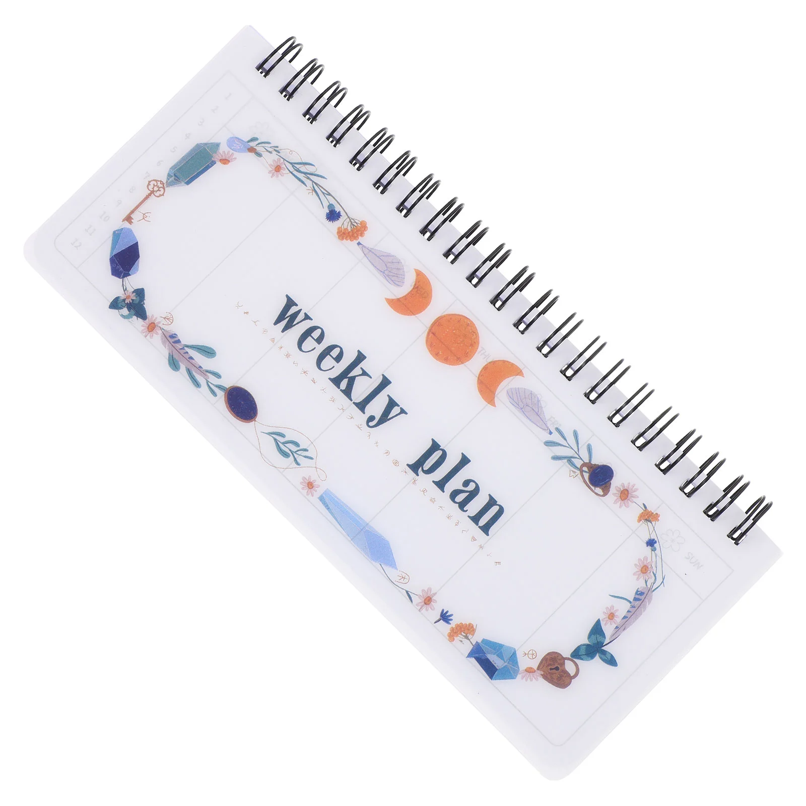 Notebooks Tearable Weekly Planner Portable Coil Flip-Up Notepad (Garland Planner) Compact Binder Household Writing Office
Notebooks Tearable Weekly Planner Portable Coil Flip-Up Notepad (Garland Planner) Compact Binder Household Writing Office