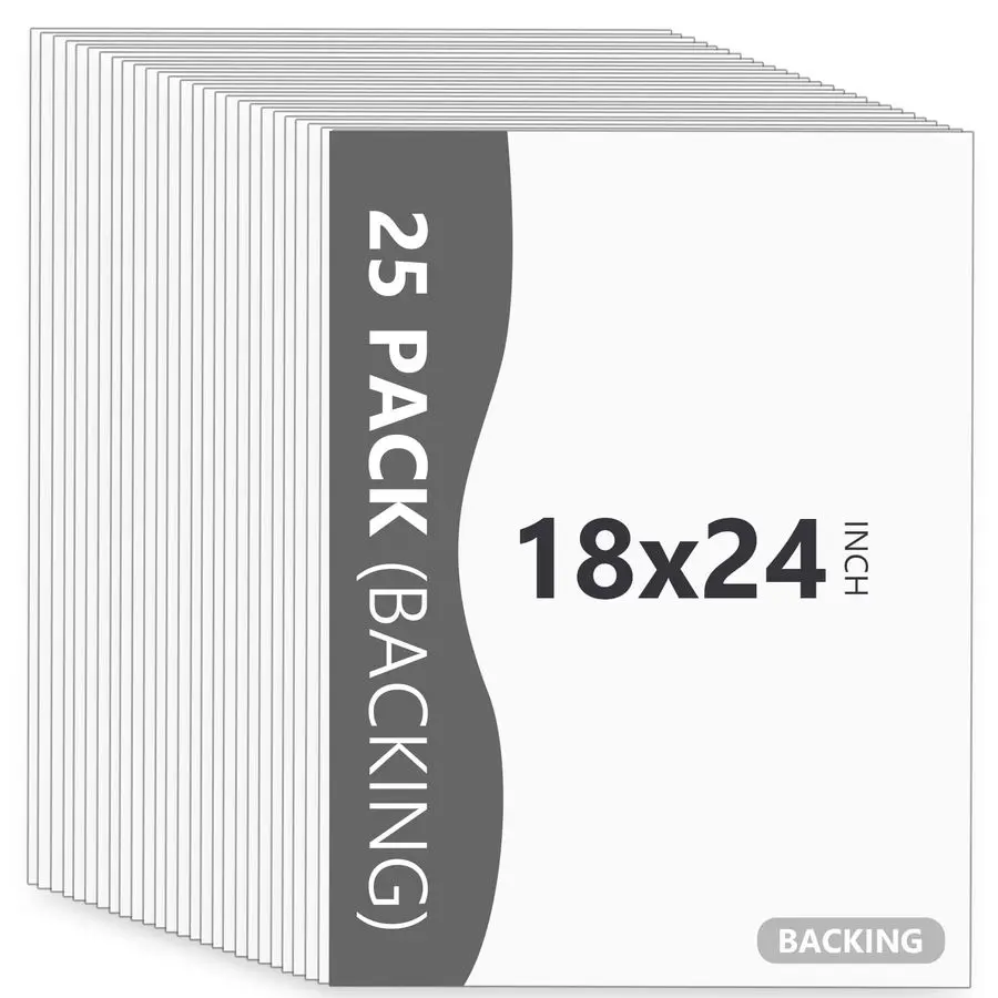 Pack Backing Boards Only 18x24 Uncut White Mats Matboards, Acid Free amp White Core Backerboards, Ideal for Photos Pictures Prin
Pack Backing Boards Only 18x24 Uncut White Mats Matboards, Acid Free amp White Core Backerboards, Ideal for Photos Pictures Prin