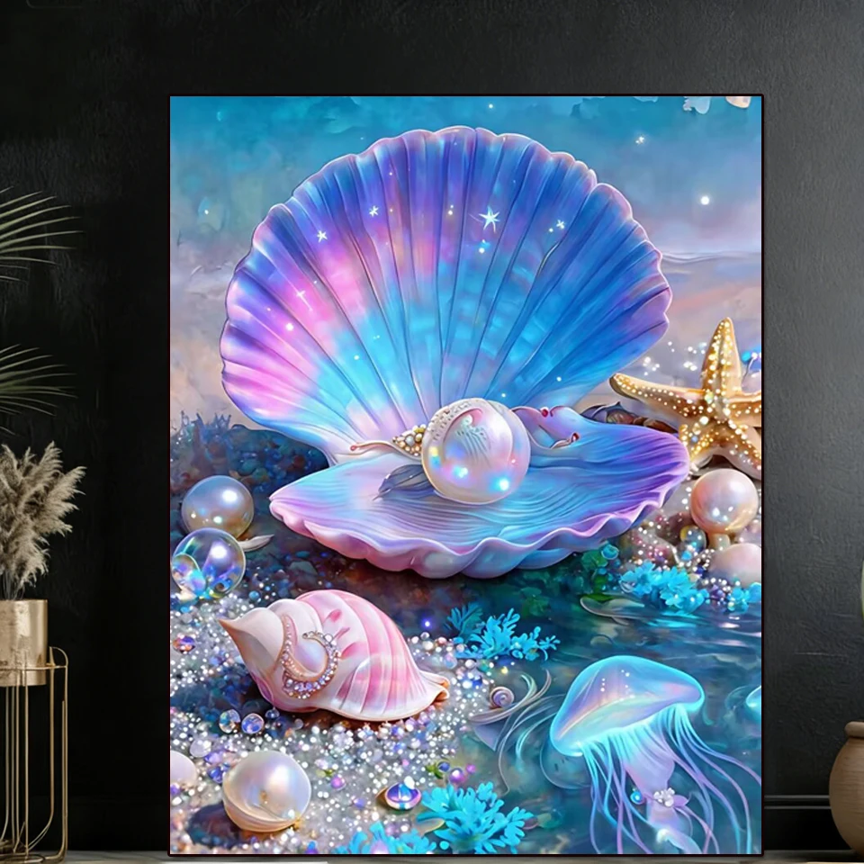 DIY 2026 Diamond Painting Kit Fantasy Ocean Shell Jewelry Pattern Diamond Art Mosaic Suitable for Home Bedroom Decoration Gifts
DIY 2026 Diamond Painting Kit Fantasy Ocean Shell Jewelry Pattern Diamond Art Mosaic Suitable for Home Bedroom Decoration Gifts