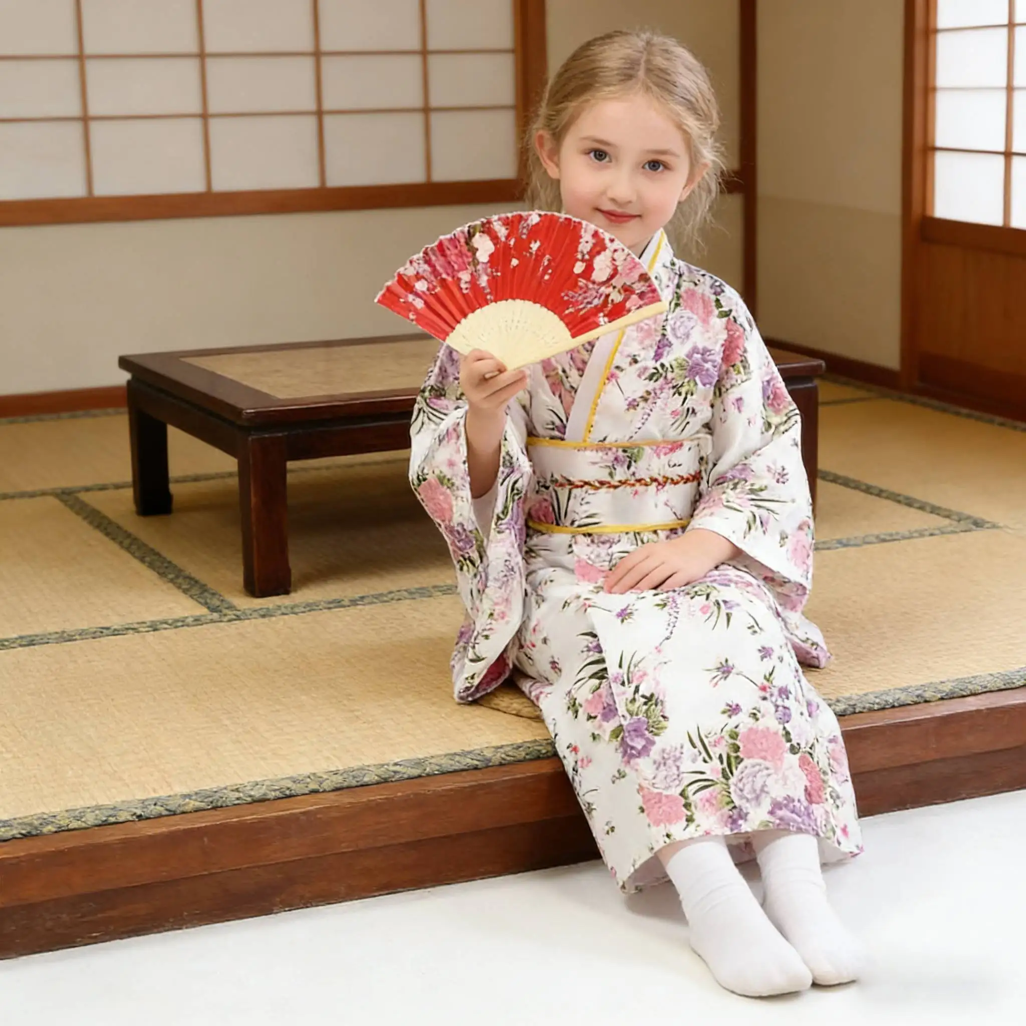 Японское кимоно для девочек, танцевальная одежда, традиционное белое классическое платье, народные костюмы для выступлений, для детей, девочек, подростков.
Японское кимоно для девочек, танцевальная одежда, традиционное белое классическое платье, народные костюмы для выступлений, для детей, девочек, подростков.