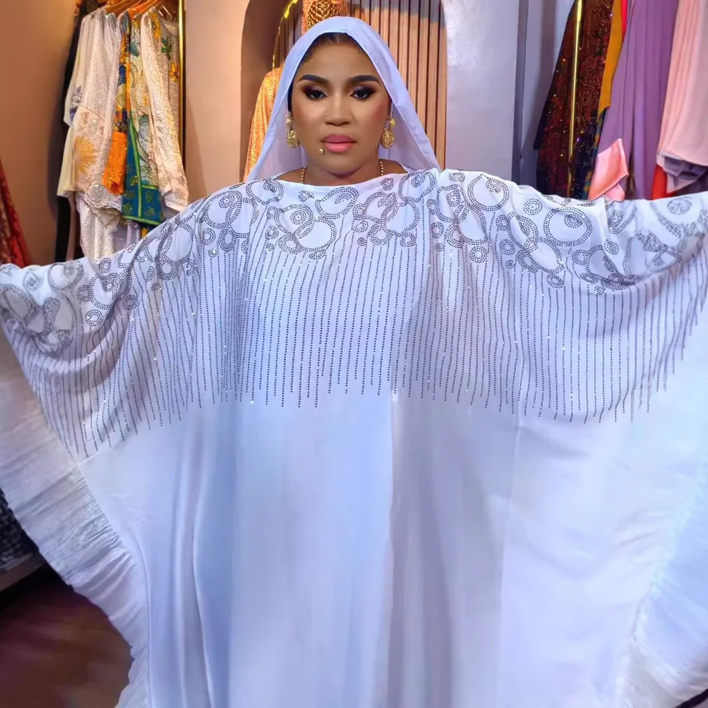 Abayas Traditional Africa Clothing African Dresses for Women Dashiki Ankara White Gown Robe Muslim Kaftan Maxi Long Dress
Abayas Traditional Africa Clothing African Dresses for Women Dashiki Ankara White Gown Robe Muslim Kaftan Maxi Long Dress