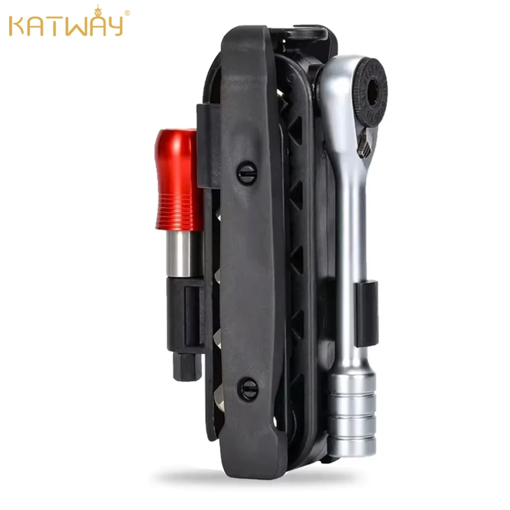 KATWAY Multi Function Repair Tools Set Quick Release Socket Tire Lever Screwdriver Spanner Portable Ratchet Wrench HH-AA490
KATWAY Multi Function Repair Tools Set Quick Release Socket Tire Lever Screwdriver Spanner Portable Ratchet Wrench HH-AA490