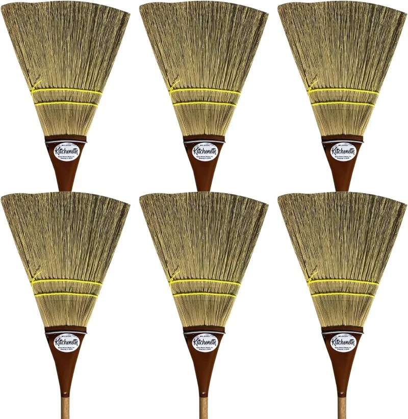 The Original Kitchenette Broom - Lightweight Brooms Handmade with Authentic Broomcorm - Pack of 6 Brooms
The Original Kitchenette Broom - Lightweight Brooms Handmade with Authentic Broomcorm - Pack of 6 Brooms