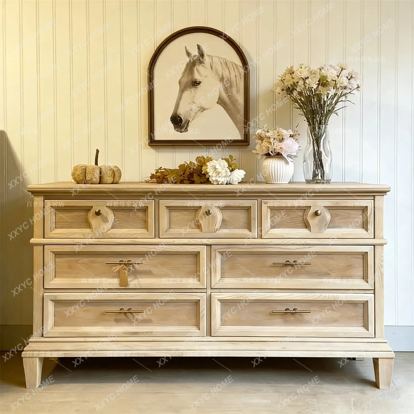 VHDiscount rural solid wood retro chest villa multi-layer storage cabinet small apartment living room locker
VHDiscount rural solid wood retro chest villa multi-layer storage cabinet small apartment living room locker