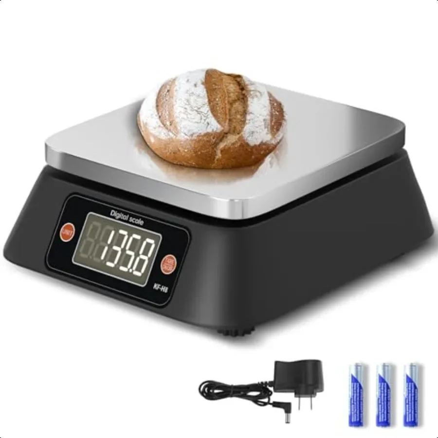 Kitchen Scales Digital Weight Grams and Ounces KFH8U Food Scale for Bakers Candle and Soap Making Baking Scale with Stainl Stee
Kitchen Scales Digital Weight Grams and Ounces KFH8U Food Scale for Bakers Candle and Soap Making Baking Scale with Stainl Stee