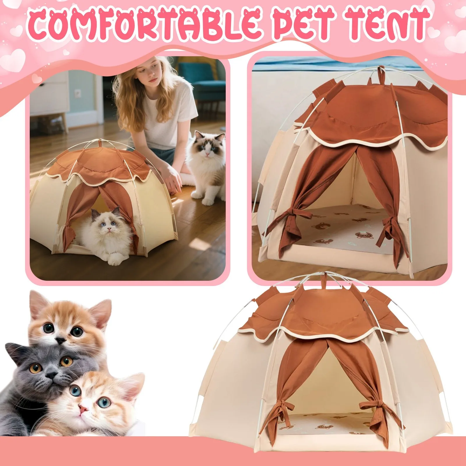 Cute Pet Tent Outdoor Camping Accessories Dog House And Cat House Indoor And Outdoor Universal Tent Camping Tent For Kids Baby
Cute Pet Tent Outdoor Camping Accessories Dog House And Cat House Indoor And Outdoor Universal Tent Camping Tent For Kids Baby