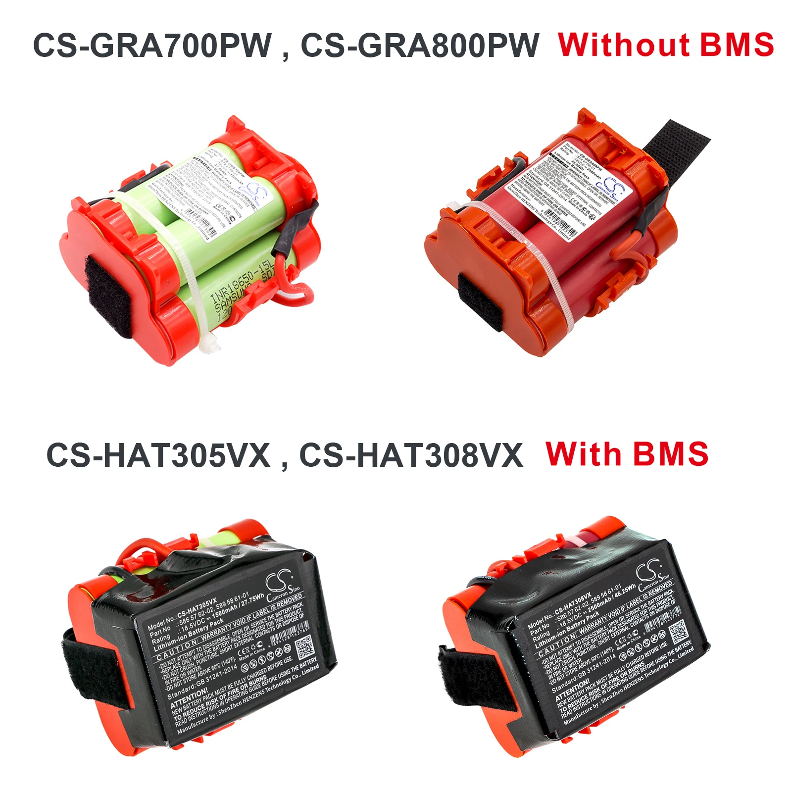CS Replacement Battery for Husqvarna Automower 105,Automower 305,Automower 308 PN:586 57 62-02,589 58 61-01 1500mAh / 27.75Wh
CS Replacement Battery for Husqvarna Automower 105,Automower 305,Automower 308 PN:586 57 62-02,589 58 61-01 1500mAh / 27.75Wh