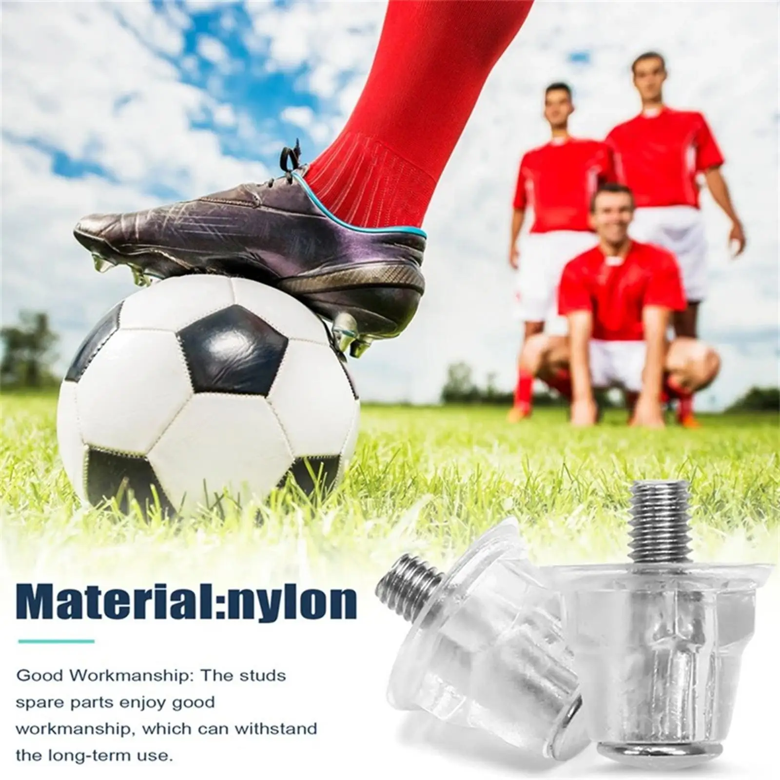 Soccer Field Boot Studs M5 Threaded Metal Spikes Non Slip Replacement Sports Cleats for Outdoor Competition Football
Soccer Field Boot Studs M5 Threaded Metal Spikes Non Slip Replacement Sports Cleats for Outdoor Competition Football