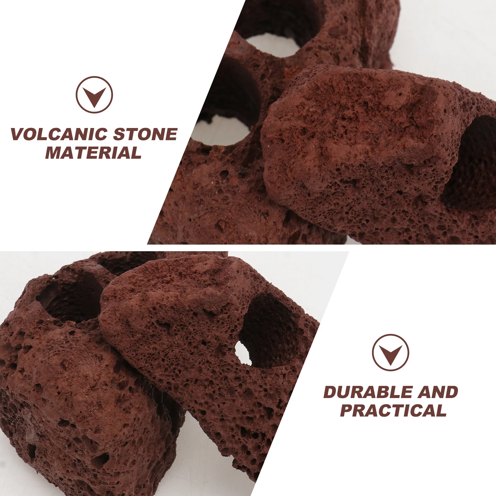 5Pcs Volcanic Rocks Ornament Strong Aquarium Ornament for Securing Aquatic Plants Fish Tank Stone Landscape Accessory
5Pcs Volcanic Rocks Ornament Strong Aquarium Ornament for Securing Aquatic Plants Fish Tank Stone Landscape Accessory