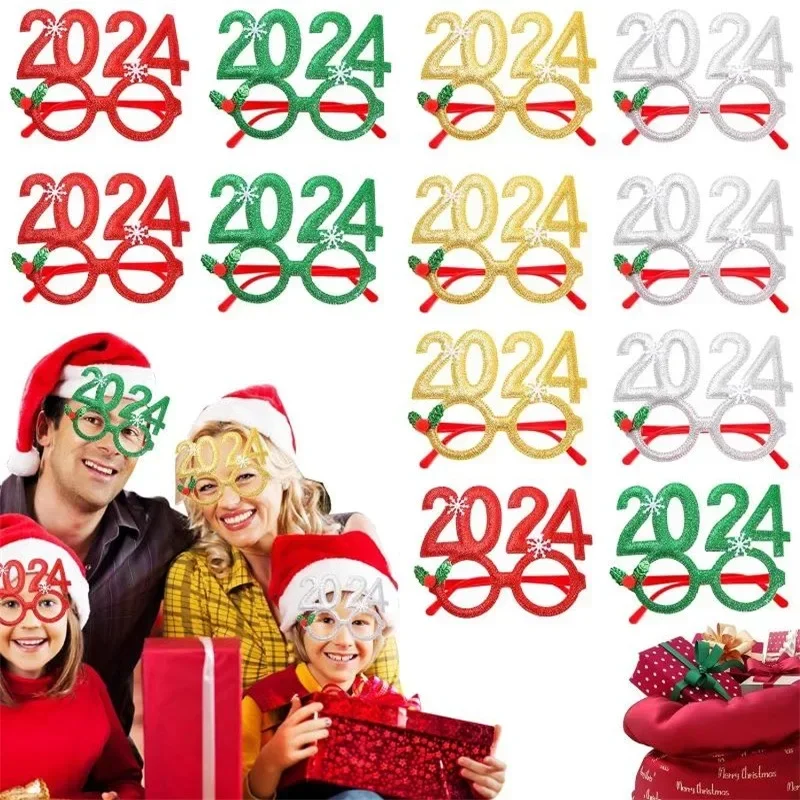 4pcs New Year Glasses 2024 Parent Child Xmas Party Decoration Adult Kids Gifts Party Props New Year Glasses White Red Green Gold
4pcs New Year Glasses 2024 Parent Child Xmas Party Decoration Adult Kids Gifts Party Props New Year Glasses White Red Green Gold
