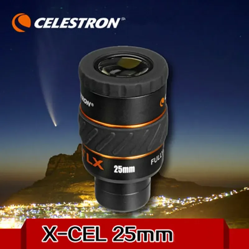 CELESTRON X-CEL LX 25 мм астрономический окуляр 1,25 дюйма 60 градусов, большое поле зрения высокой четкости, Вращающиеся Очки
CELESTRON X-CEL LX 25 мм астрономический окуляр 1,25 дюйма 60 градусов, большое поле зрения высокой четкости, Вращающиеся Очки