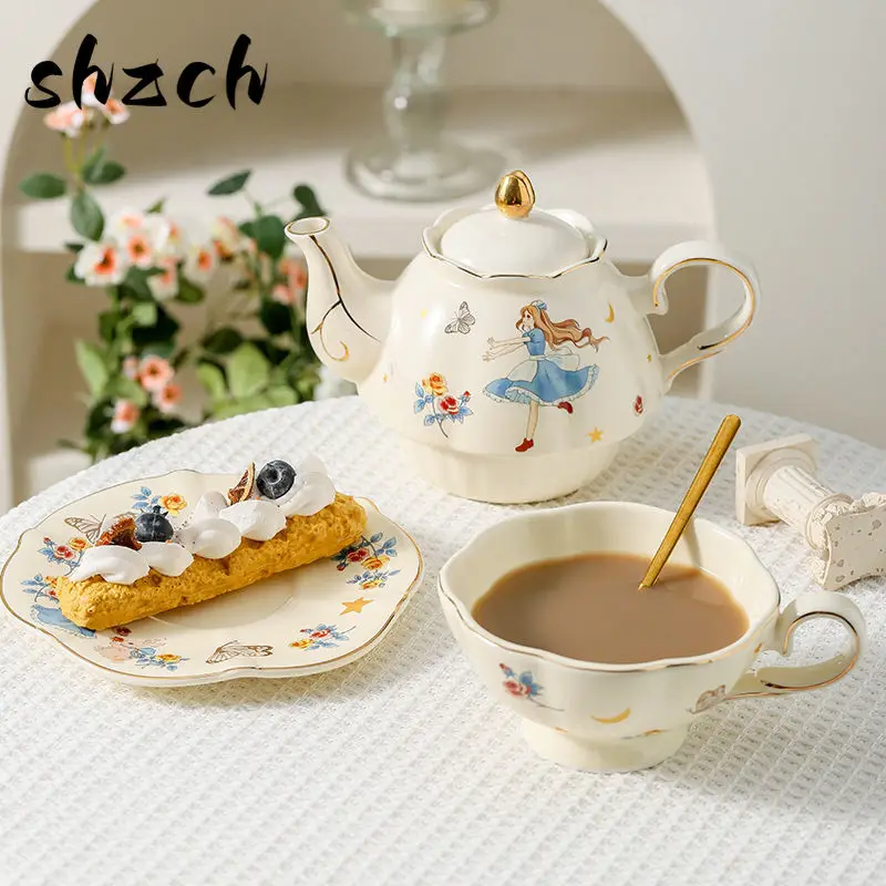 Juegodteteradcerámica con temadAlice, bonito conejo, tetera para madre e hijo con tazadcafé y plato, regalodcumpl
Juegodteteradcerámica con temadAlice, bonito conejo, tetera para madre e hijo con tazadcafé y plato, regalodcumpl
