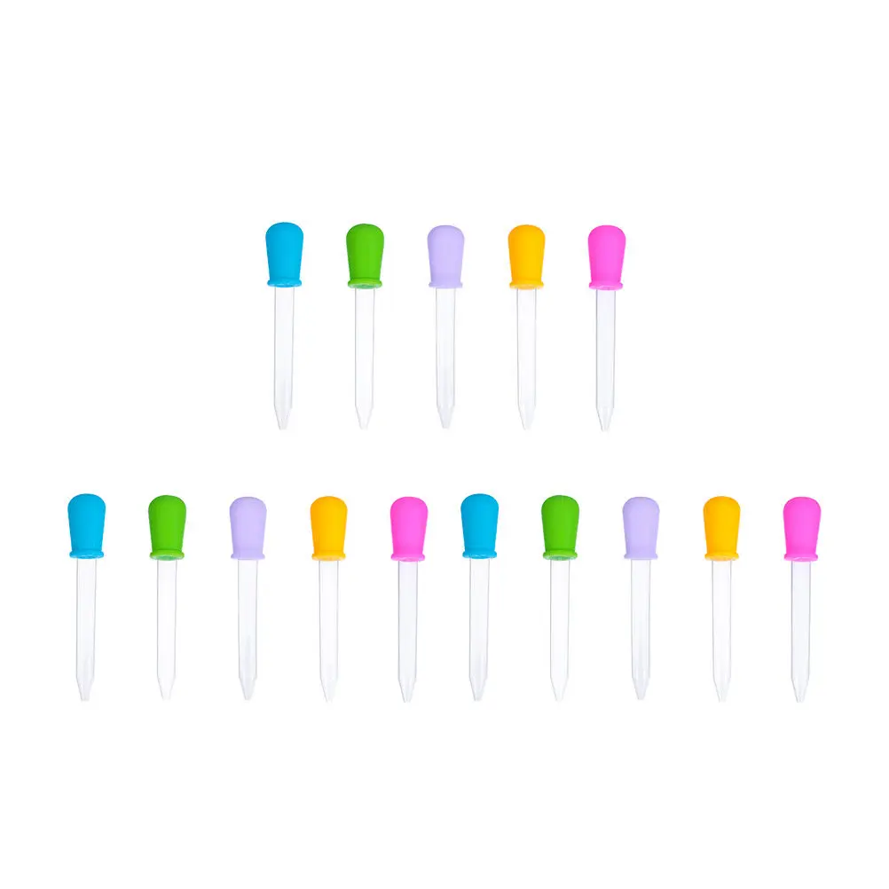 15 Pcs Pipettes Baby Liquid Dropper Silicone Droppers Medicine for Kids Eyedropper with Bulb Tip
15 Pcs Pipettes Baby Liquid Dropper Silicone Droppers Medicine for Kids Eyedropper with Bulb Tip