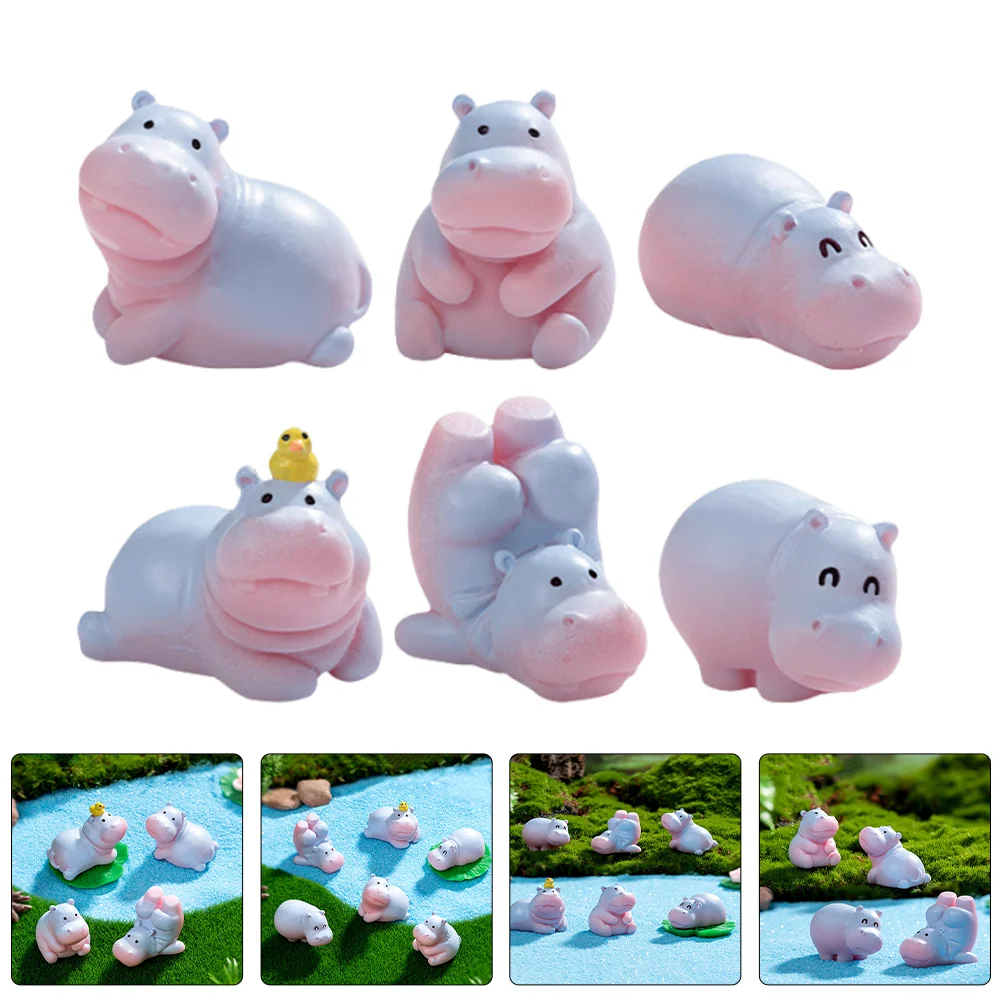 6 Pcs Micro Landscape Ornament Animal Figures Adorable Resin Figurines Statuette
6 Pcs Micro Landscape Ornament Animal Figures Adorable Resin Figurines Statuette