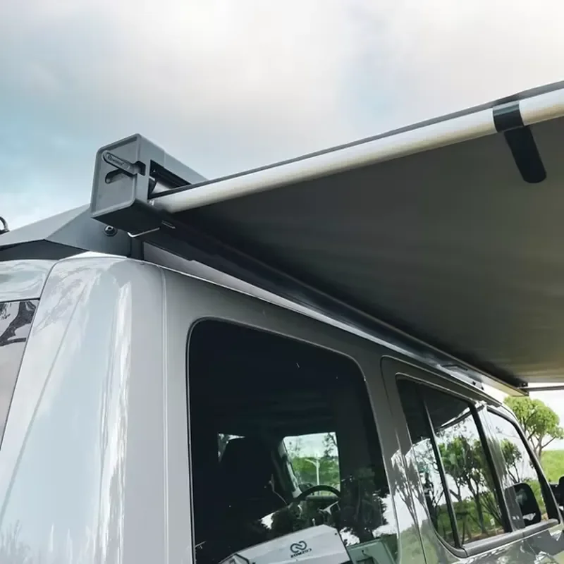 Awnlux 4x4 Accessories Rooftop Retractable Awning with LED Light Strip for Travel Teardrop RV Camper 4x4 and SUV
Awnlux 4x4 Accessories Rooftop Retractable Awning with LED Light Strip for Travel Teardrop RV Camper 4x4 and SUV