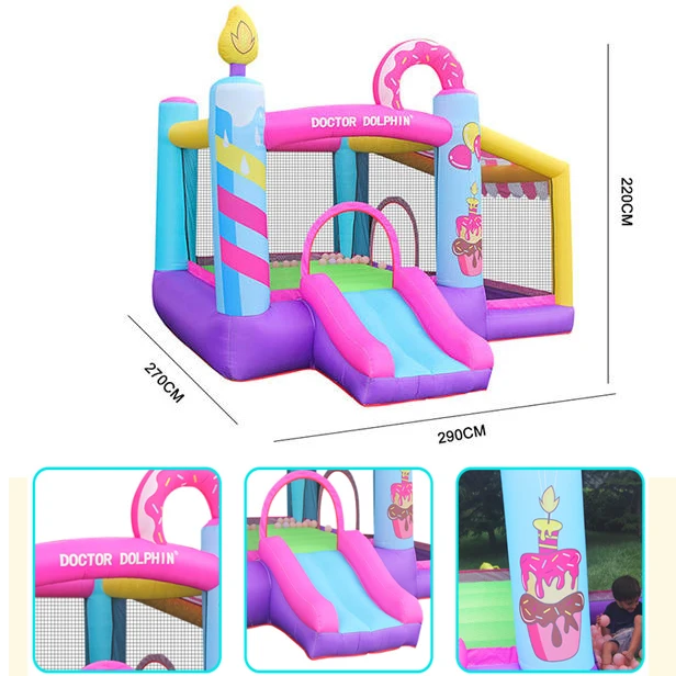 Новый детский надувной замок в форме пончика в помещении и на открытом воздухе, шезлонг 420D, ткань Оксфорд, детский игровой замок, горка, игровое оборудование
Новый детский надувной замок в форме пончика в помещении и на открытом воздухе, шезлонг 420D, ткань Оксфорд, детский игровой замок, горка, игровое оборудование