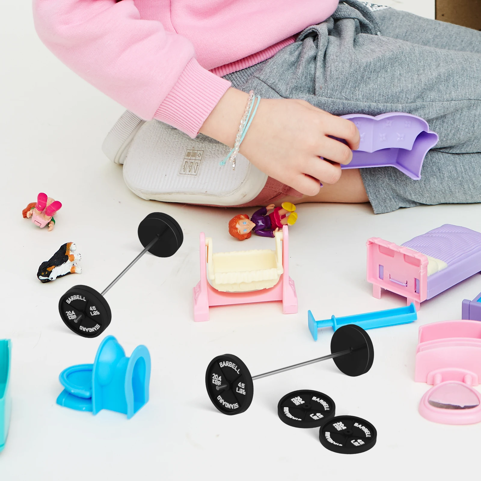 Fitness Equipment Weightlifting Barbell Pen Holder Mini Dumbbell Ornament Material Cute Workout Accessory For
Fitness Equipment Weightlifting Barbell Pen Holder Mini Dumbbell Ornament Material Cute Workout Accessory For